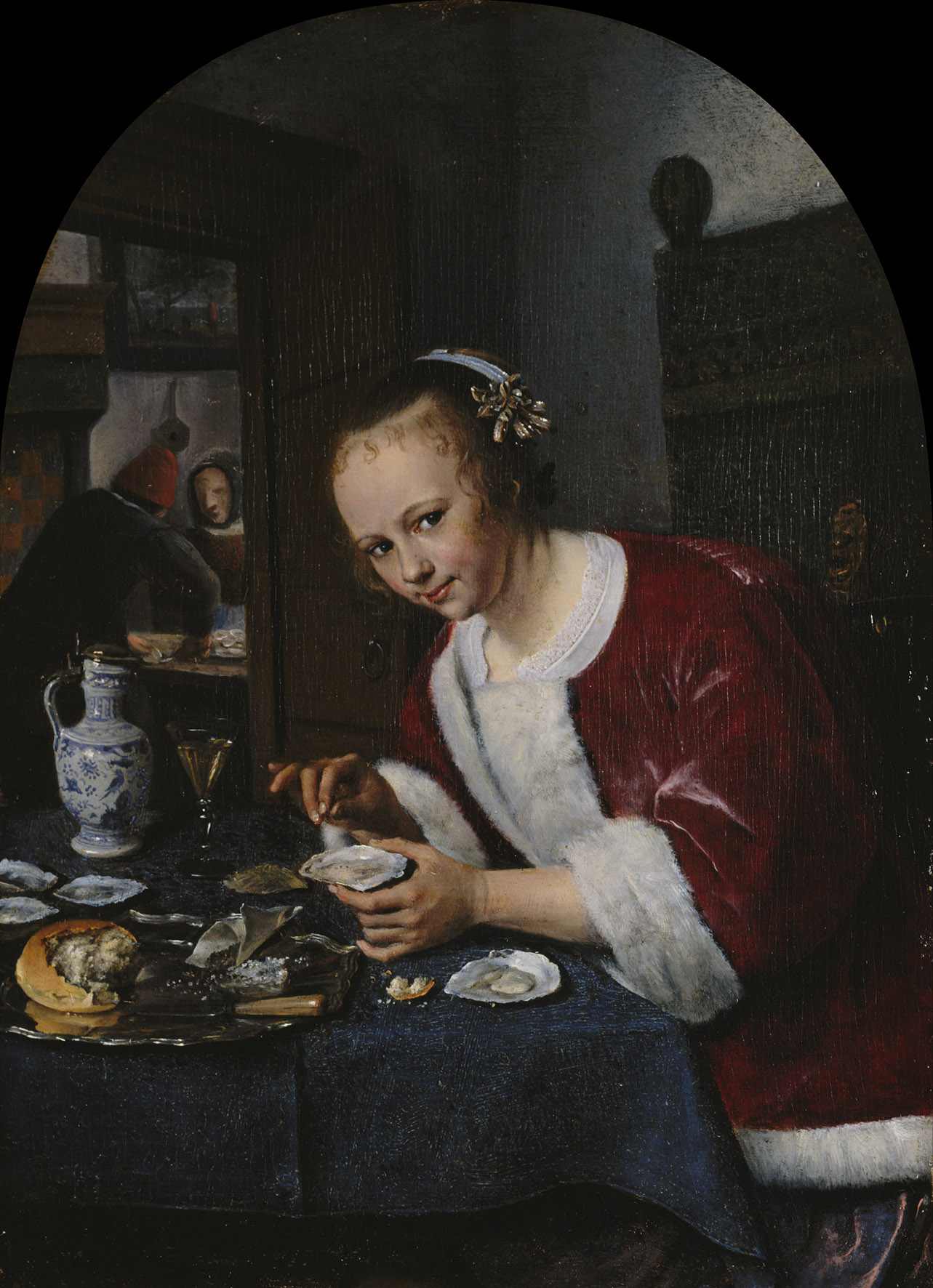 STEEN Ragazza che mangia le ostriche 1658-1660