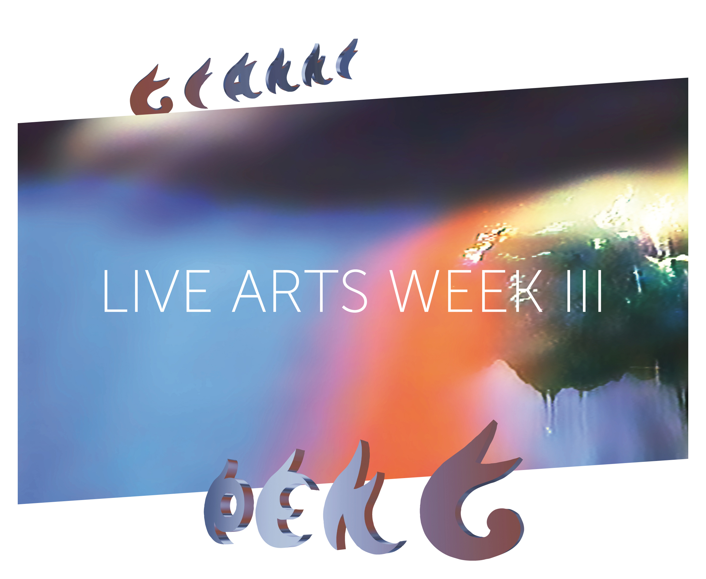 logo Live Arts Week III 2014 headline