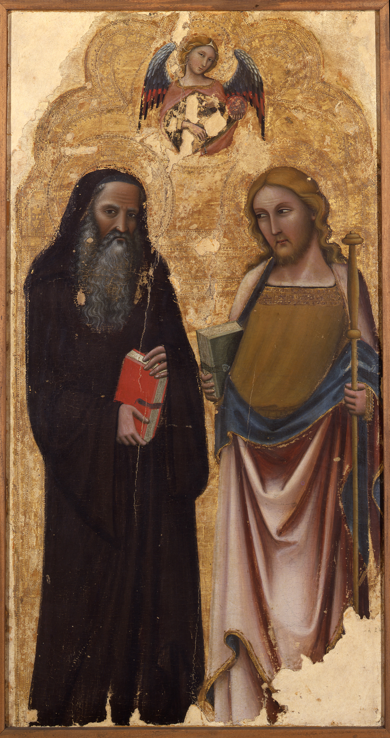 Vitale da Bologna (notizie dal 1330 al 1359); Sant'Antonio Abate e San Giacomo Maggiore, 1345-50 ca