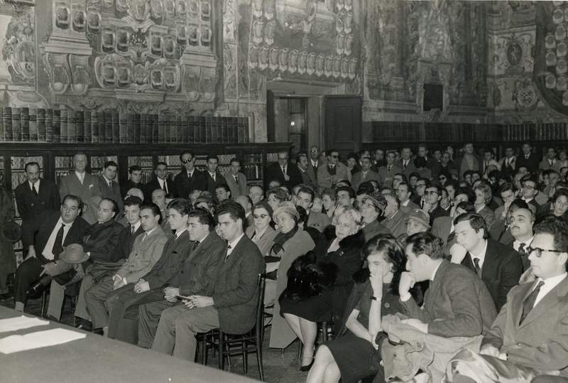 11 nov 1961 primo Sabato conferenza DELLA VOLPE pubblico