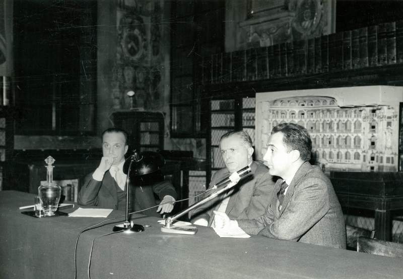 25 nov 1961 Conferenza Geymonat Foto Nino Cesari