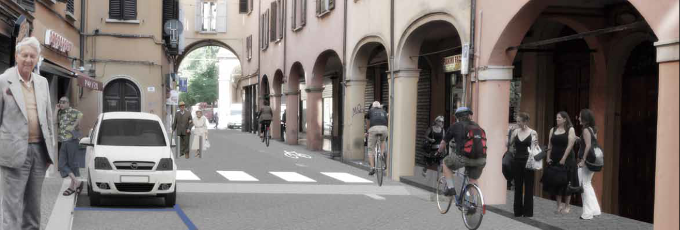 Rendering via Petroni ciclabile