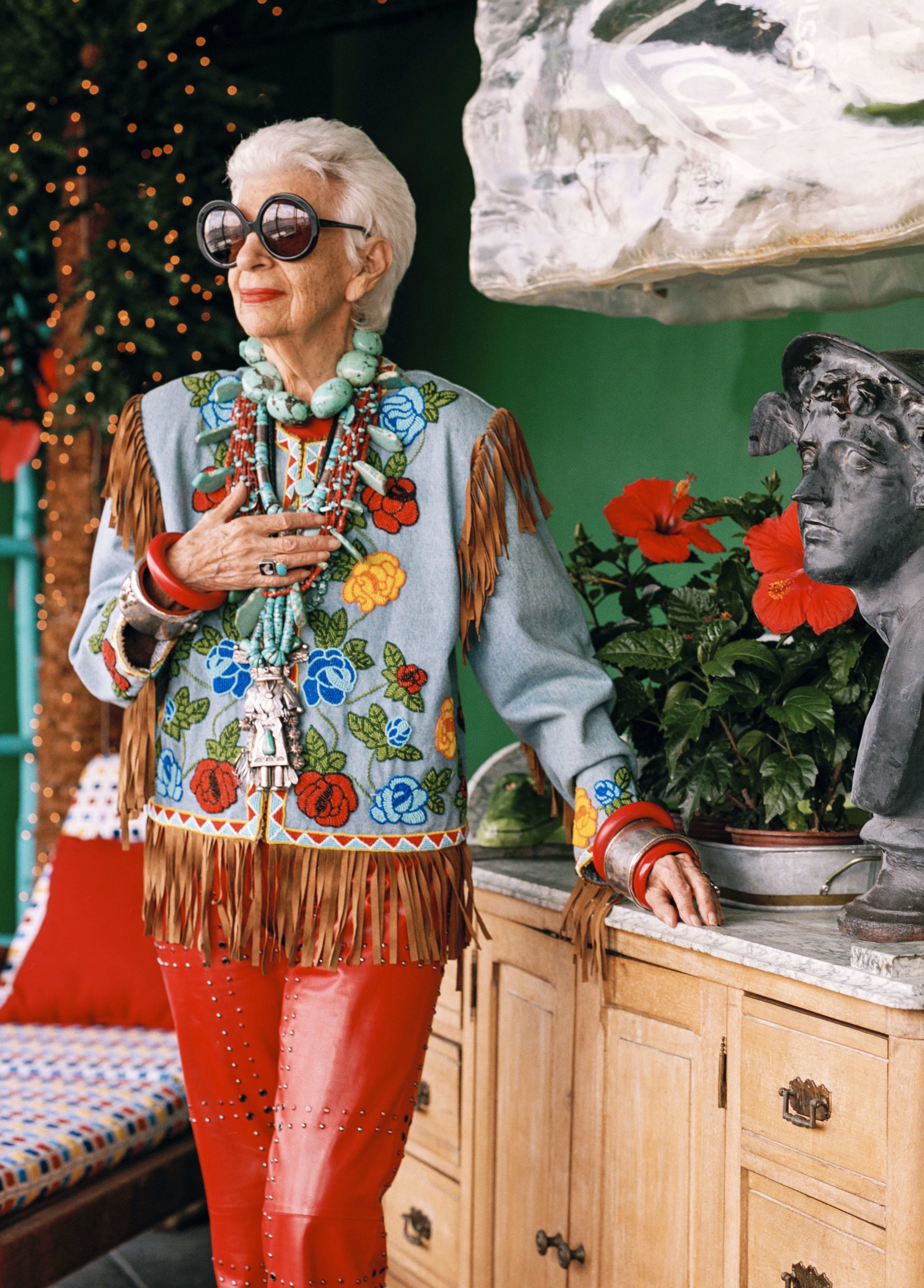 Iris Apfel, protagonista di Iris, di Albert Maysles