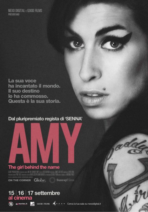 Poster italiano ufficiale di Amy, di Asif Kapadia