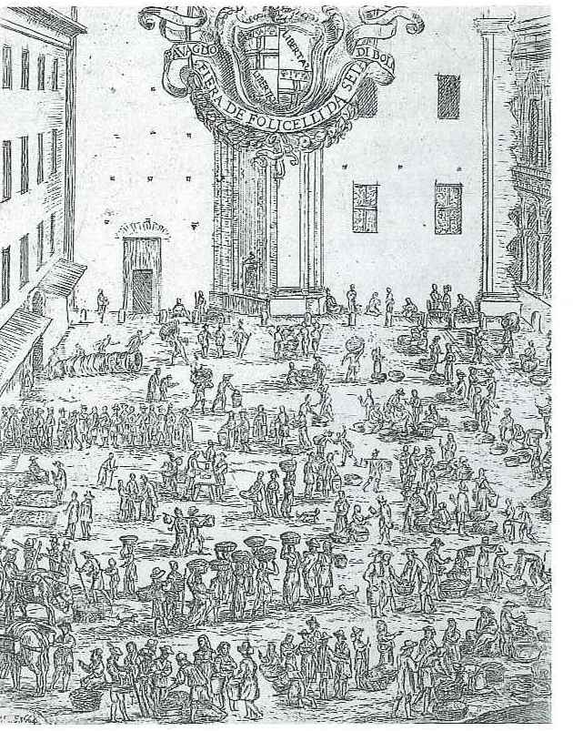 Giovanni Maria Miteli 1664 La fiera dei folicelli in PIazza Galvani_0001