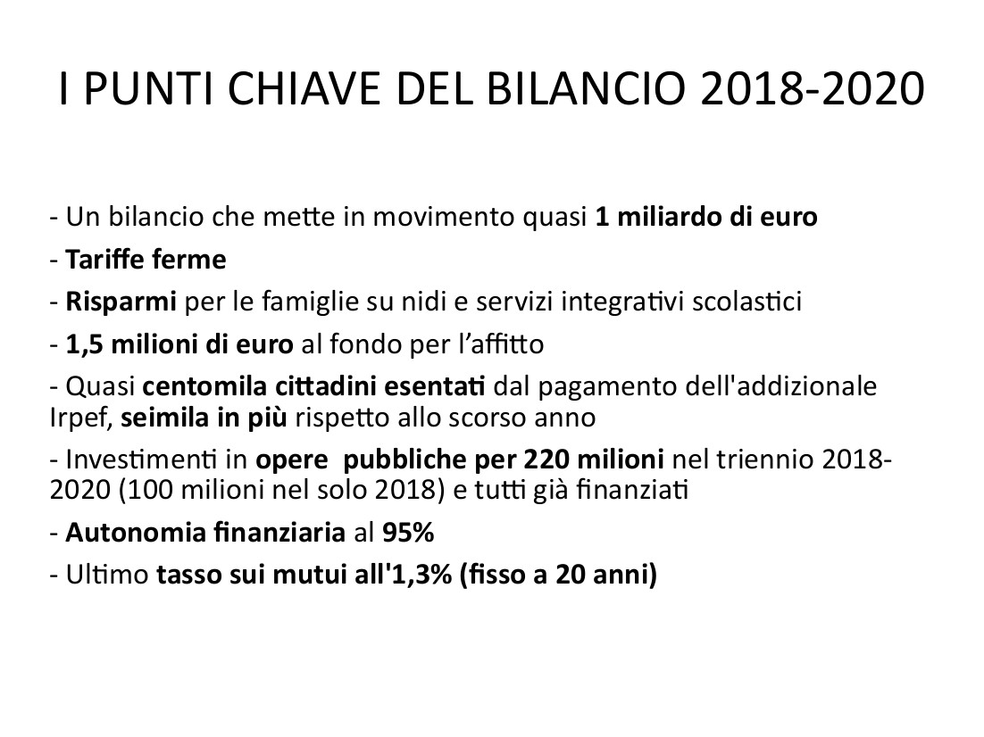 slide singola bilancio 2018-2020