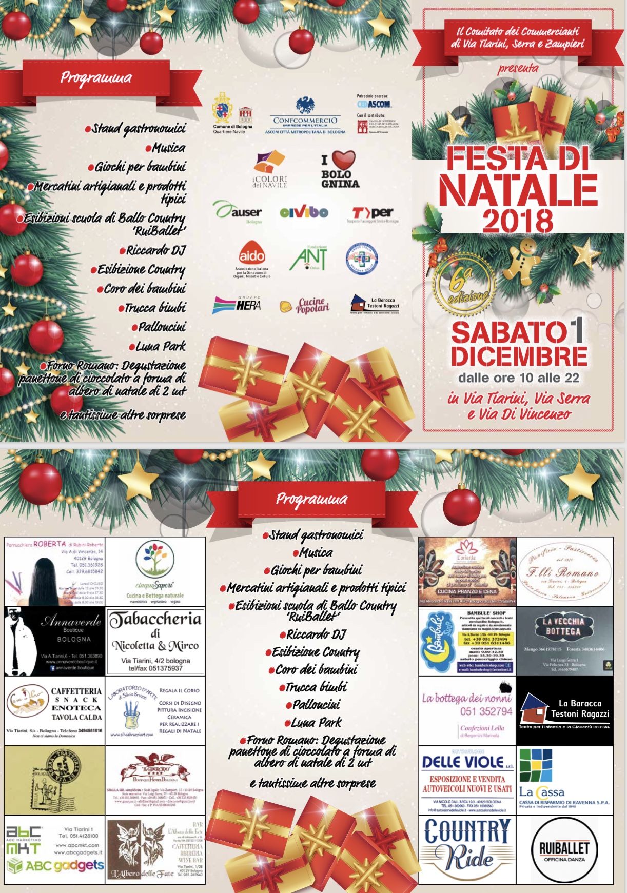 Volantino Natale in Bolognina