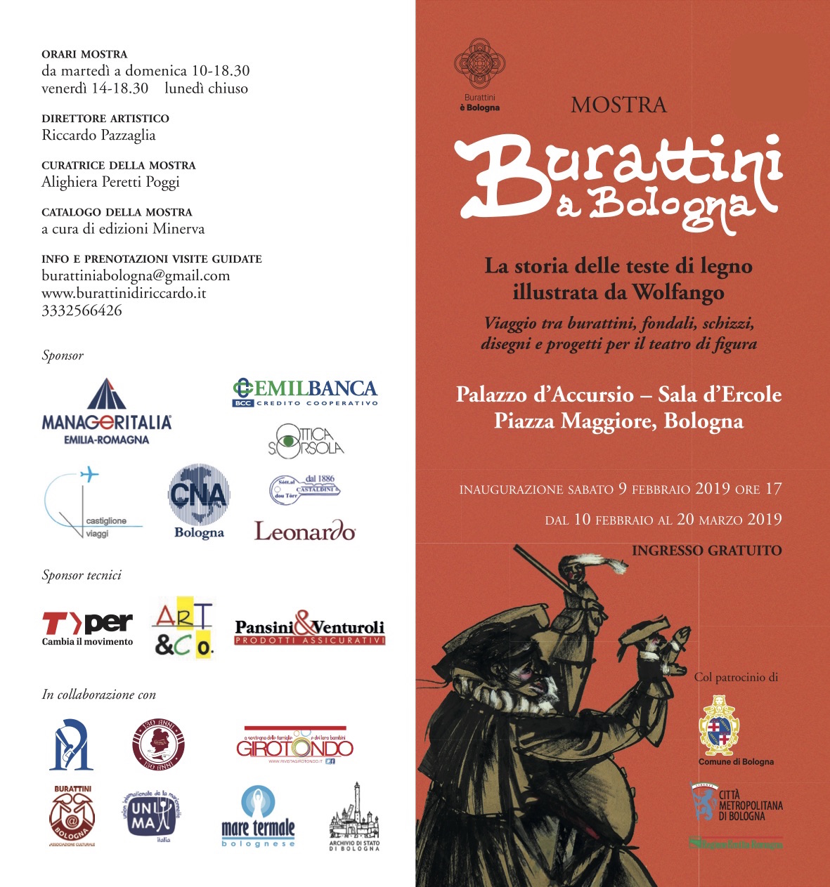 _MOSTRA Burattini a Bologna 2019