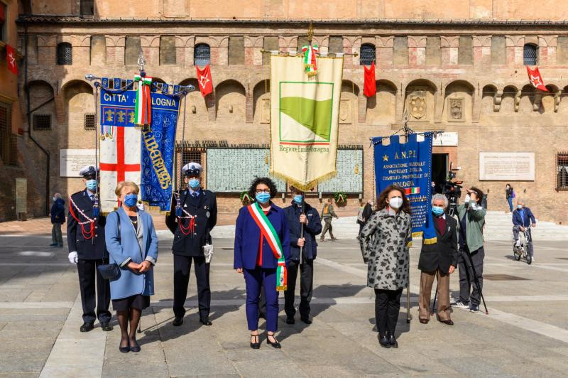 21 aprile 2021 Cerimonia in piazza Nettuno